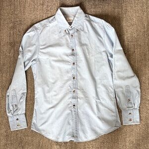 Brunello Cucinelli light blue shirt